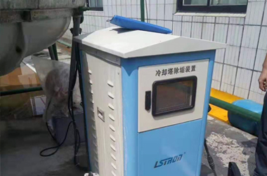 客戶使用除垢機現場